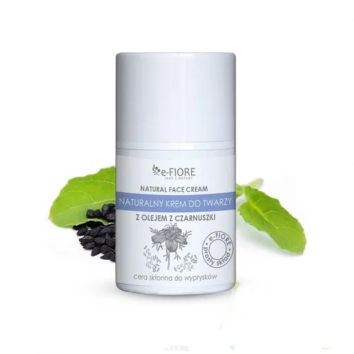 e-Fiore Naturalny krem do twarzy z olejem z czarnuszki - 2