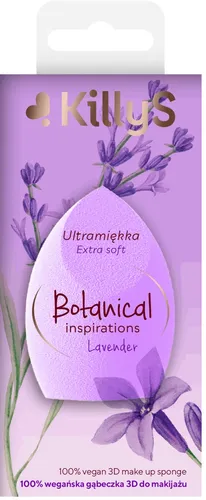 KillyS Botanical Inspirations, Ultra miękka gąbeczka 3D do makijażu bez lateksu  `Lavender` - 2