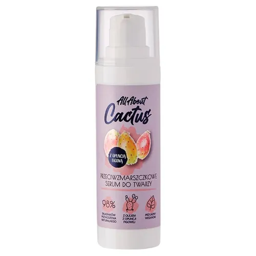 All About Cactus Przeciwzmarszczkowe serum do twarzy z opuncją figową