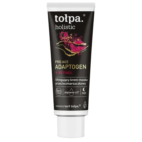 Tołpa Holistic, Pro Age Adaptogen, Liftingujący krem-maska przeciwzmarszczkowy na noc