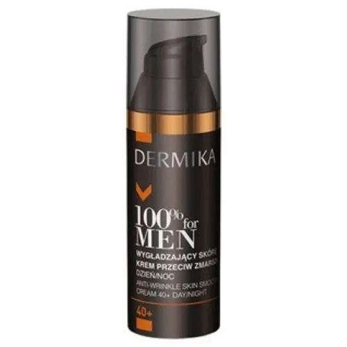 Dermika 100% For Men, Anti- Wrinkle Skin Smoothing Cream 40+ (Wygładzający skórę krem przeciw zmarszczkom 40+) - 2