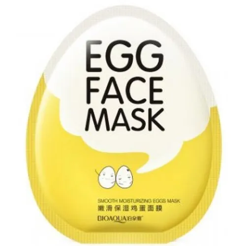 Bioaqua Egg Face Mask (Nawilżająca maska do twarzy)