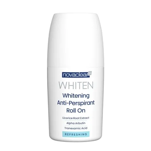 Novaclear Whiten, Refreshing Whitening Anti-Perspirant Roll On (Rozjaśniająco- odświeżający antyperspirant w kulce) - 2
