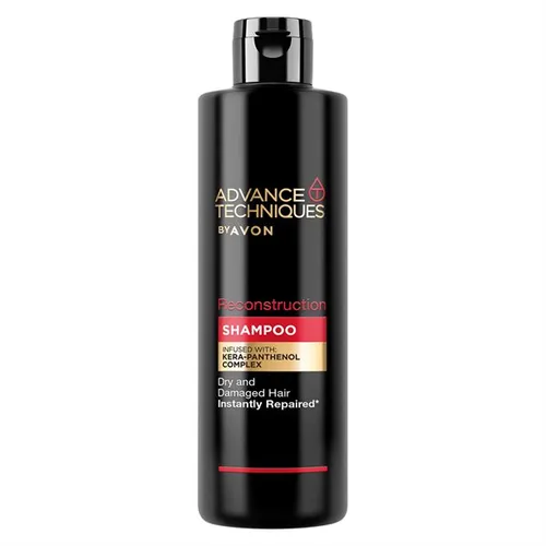 Avon Advance Techniques, Reconstruction Shampoo (Szampon do włosów `Rekonstrukcja i błyskawiczna odbudowa włosa` [`Regeneracja`]) - 1