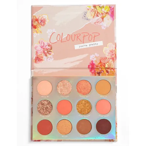 ColourPop Sweet Talk Warm Coral Eyeshadow Palette (Paleta cieni do powiek)