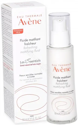 Eau Thermale Avène Les Essetiels,  Fluide Matifiant Fraicheur (Odświeżający fluid matujący)