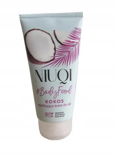 Niuqi # Body food, Nawilżający krem do rąk `Kokos` - 1