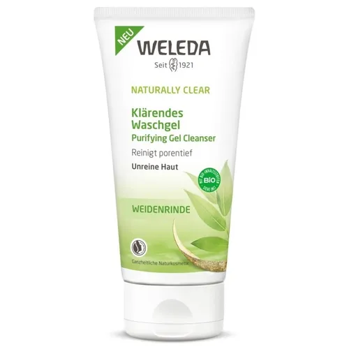 Weleda Naturally Clear, Klarendes Waschgel (Oczyszczający żel do mycia twarzy z korą wierzby) - 1