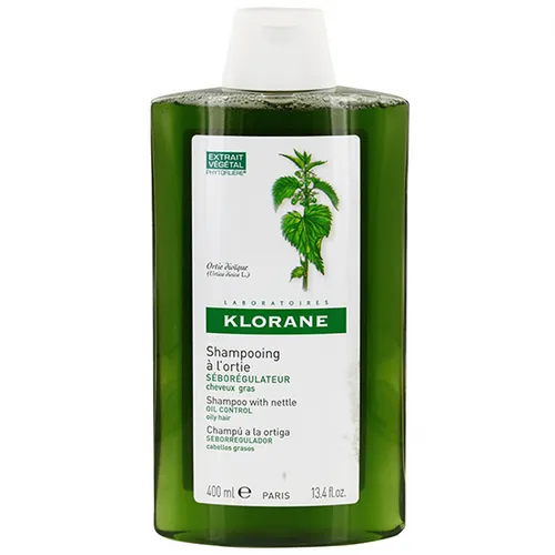Klorane Shampooing Traitant Séborégulateur a l`Extrait d`Ortie (Szampon na bazie wyciągu z pokrzywy) - 4