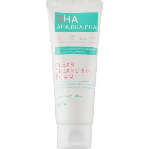 Esfolio 3HA, Clear Cleansing Foam (Pianka do mycia twarzy)