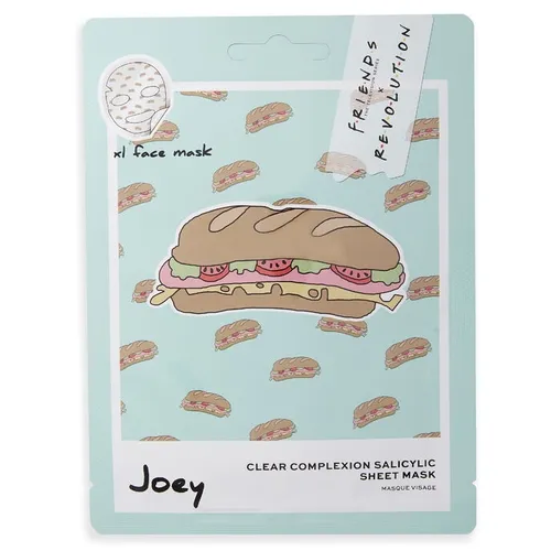 Revolution Beauty (Makeup Revolution) Makeup Revolution x Friends, Joey Clear Complexion Salicylic Sheet Mask (Maska w płachcie z kwasem salicylowym)