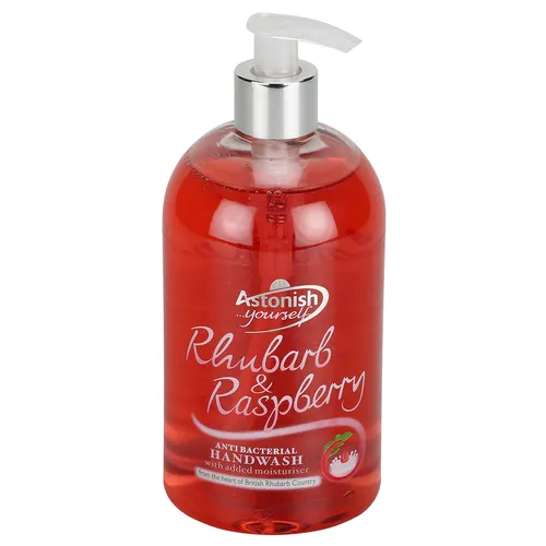 Astonish Rhubarb & Raspberry Antibacterial Hand Wash (Antybakteryjne mydło w płynie `Rabarbar i malina`)
