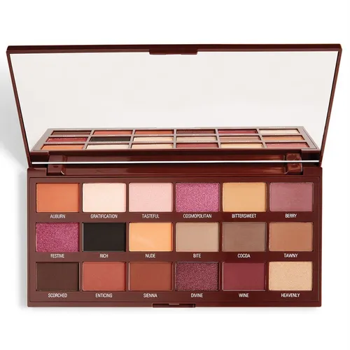 I Heart Revolution Cranberries and Chocolate Shadow Palette (Paleta 18 cieni do powiek)