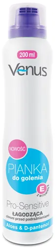 Venus Pro-Sensitive, Łagodząca pianka do golenia `Aloes & D-pantenol` - 2