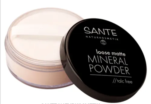 Sante Naturkosmetik Loose Matte Mineral Powder (Matujący puder mineralny sypki)