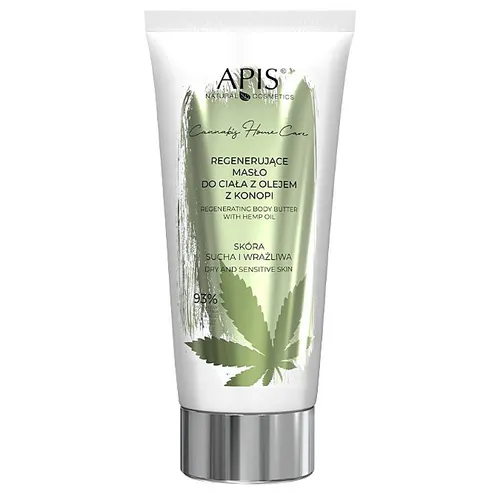 Apis Cannabis Home Care, Regenerujące masło do ciała z olejem z konopi