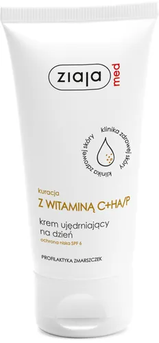 Ziaja Med, Kuracja Dermatologiczna z Witaminą C + HA/P, Krem ujędrniający na dzień - 1