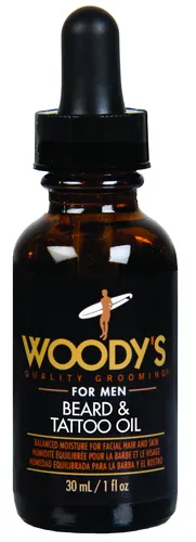 Woody's Beard & Tattoo Oil (Nawilżający olejek do brody, skóry i pielęgnacji tatuaży)
