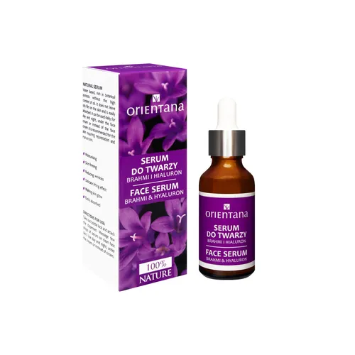 Orientana BIO serum do twarzy `Brahmi i kwas hialuronowy` - 2