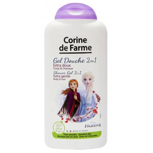 Corine de Farme Frozen II, Shower Gel 2 in 1 Extra Gentle Body & Hair (Szampon i żel pod prysznic dla dzieci `Kraina lodu II`)