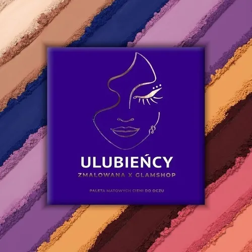 Glam Shop Zmalowana x Glamshop, Paleta matowych cieni do oczu `Ulubieńcy` - 3