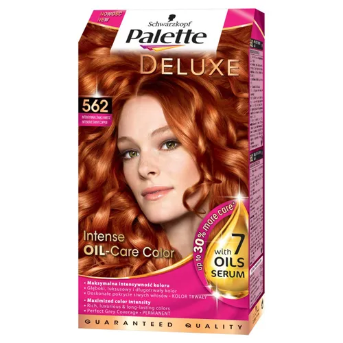 Palette Deluxe, Farba do włosów z 7 pielęgnującymi olejkam (nowa wersja)