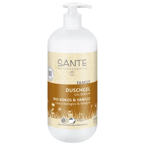 Sante Naturkosmetik Family, Duschgel Coco & Vanilla (Żel pod prysznic `Kokos i wanilia`) - 3