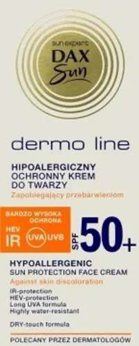 Dax Sun Dermo Line, Hipoalergiczny krem ochronny do twarzy SPF 50+