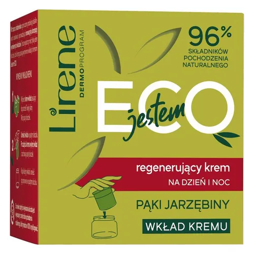 Lirene Dermoprogram Jestem Eco, Regenerujący krem na dzien i noc