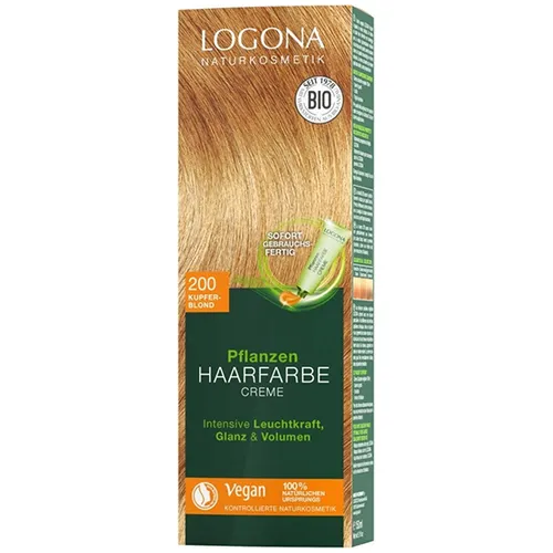Logona Pflanzen-Haarfarbe, Color Creme (Farba roślinna do włosów w kremie) - 1