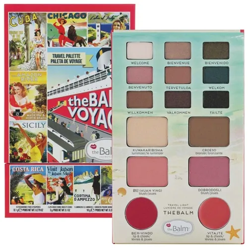 The Balm Voyage Vol. II, Makeup Palette (Paleta do makijażu twarzy)