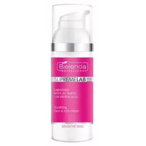 Bielenda Professional SUPREMELAB Sensitive Skin, Łagodzący krem do twarzy i na okolice oczu