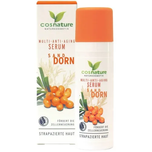 Cosnature Sanddorn, Multi-Anti-Aging Serum (Multiwitaminowe serum przeciwzmarszczkowe z rokitnikiem)