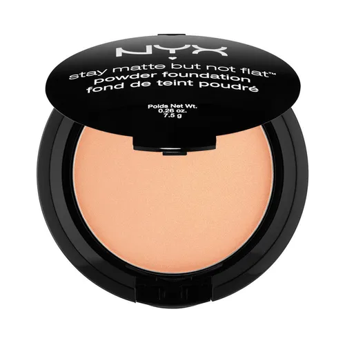 NYX Professional Makeup Stay Matte But Not Flat, Powder Foundation (Kompaktowy podkład do twarzy w pudrze)
