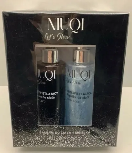 Niuqi Let's Glow, Balsam + mgiełka do ciała `Silver Coco`