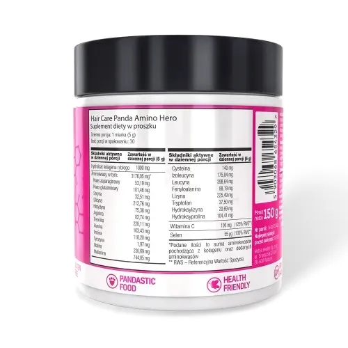 Noble Health Hair Care Panda, Amino Hero w proszku - 2