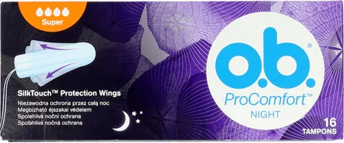O.B. ProComfort Night Super, Tampony higieniczne - 1