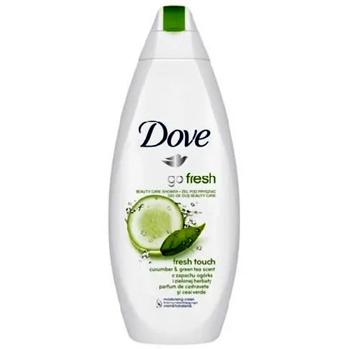 Dove Go Fresh Touch, Żel pod prysznic z ogórkiem i zieloną herbatą (nowa wersja)