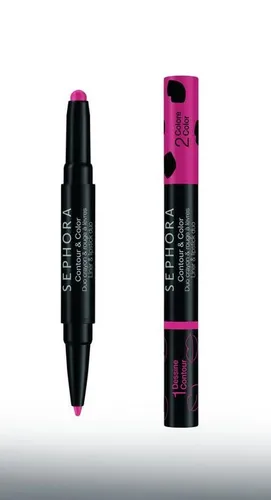 Sephora Contour & Color, Duo Crayon et Rouge à Lèvres (Konturówka i pomadka 2 w 1/ Dwustronna kredka do ust) - 2