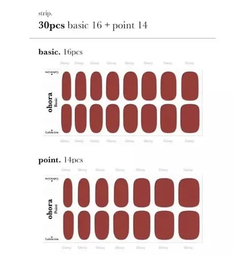 Ohora Prep Peel Manicure Stickers (Naklejki hybrydowe na paznokcie) - 2