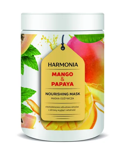 Harmonia Mango & Papaya Nourishing Mask (Odżywcza maska do włosów)