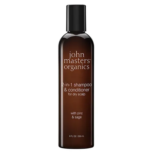 John Masters Organics 2 in 1 Shampoo & Conditioner for Dry Scalp  with Zinc & Sage (Szampon leczniczy z odżywką `Cynk i szałwia`) - 1