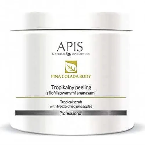 Apis Professional, Tropikalny peeling z liofilizowanymi ananasami `Pina Colada Body`