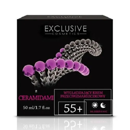 Exclusive Cosmetics Ultra wygładzający krem przeciwzmarszczkowy z ceramidami 55+