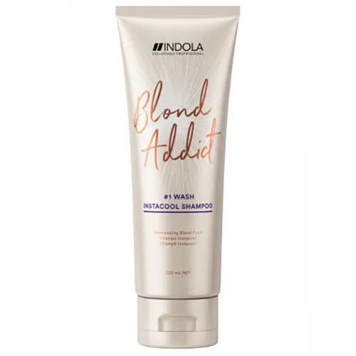 Indola Blond Addict InstaCool, Shampoo (Szampon do chłodnych odcieni blondu)