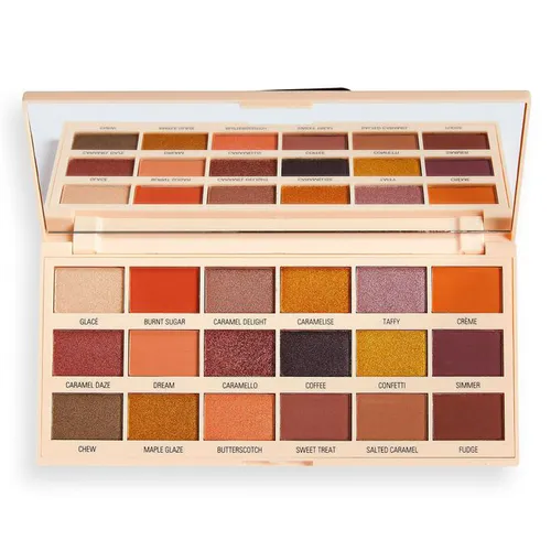 I Heart Revolution Caramel Nudes Chocolate Shadow Palette (Paleta cieni do powiek) - 1