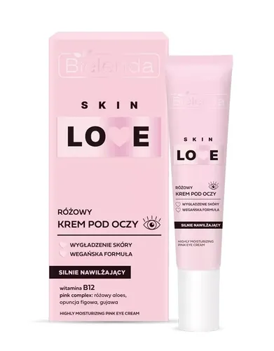 Bielenda Skin Love, Różowy krem pod oczy