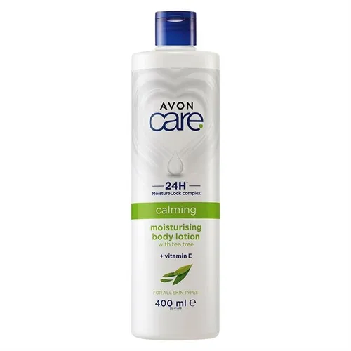 Avon Care, Calming Moisturisig Body Lotion with Tea Tree + Vitamin E (Kojący balsam do ciała)