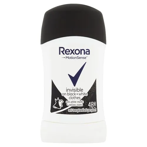 Rexona MotionSense, Invisible on Black + White Clothes, 48h Anti-perspirant Stick (Antyperspirant w sztyfcie)