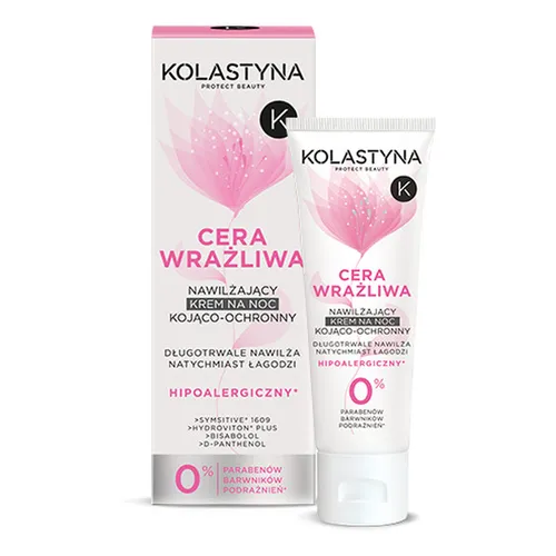 Kolastyna Cera wrażliwa, Nawilżający kojąco-ochronny krem na noc